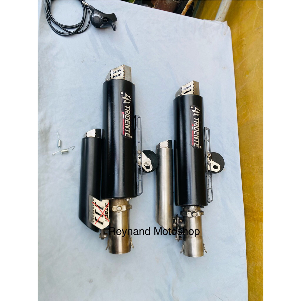 Knalpot 3tech 3 suara Tridente Original