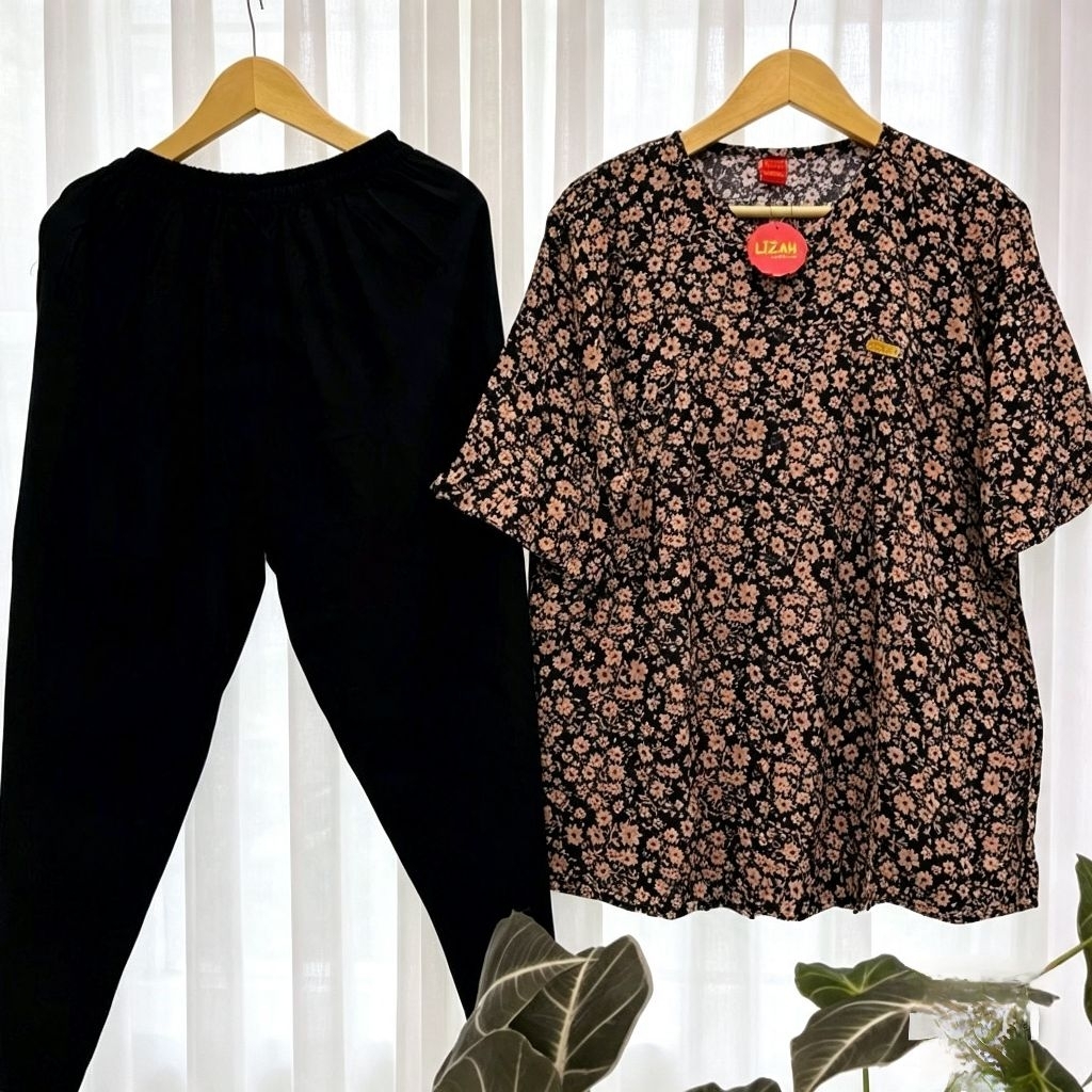 COD || Setelan Cp Rayon Motif Wanita By.Lizam