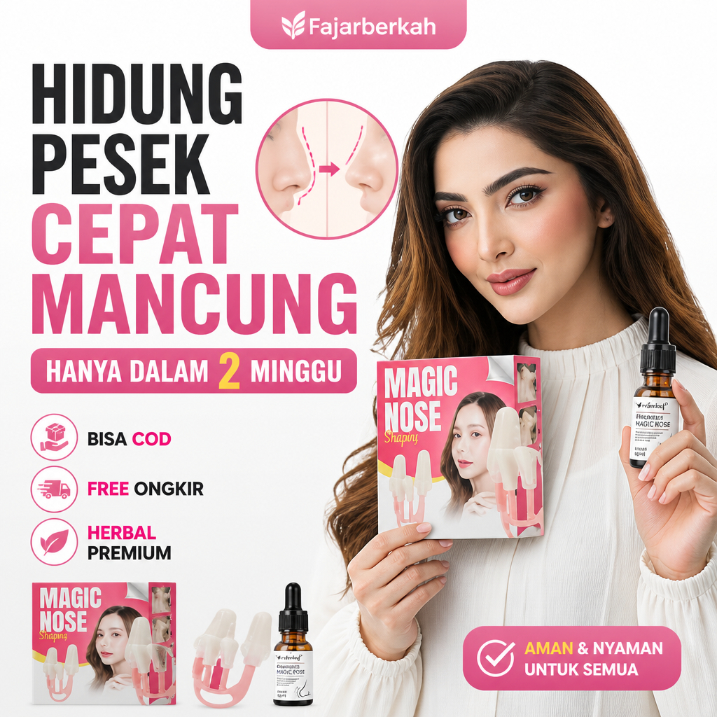 Nose Up Alat Pemancung Hidung Alami - Magic Nose Shaper Alat Penjepit Pemancung Hidung Permanen
