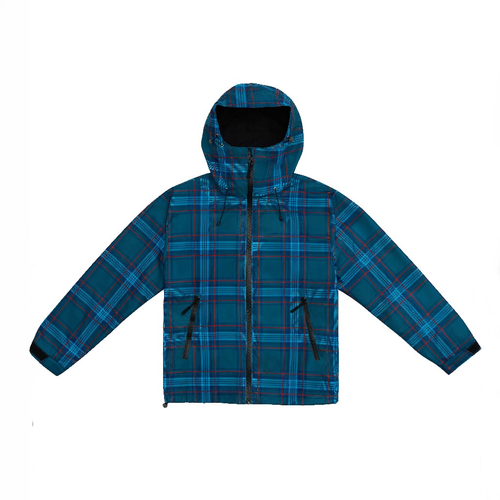 LW Plaid Jacket Red In Blue