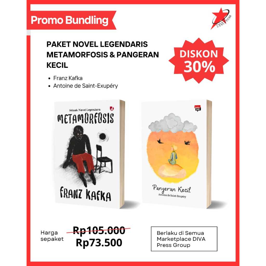 Paket Novel Legendaris Metamorfosis & Pangeran Kecil