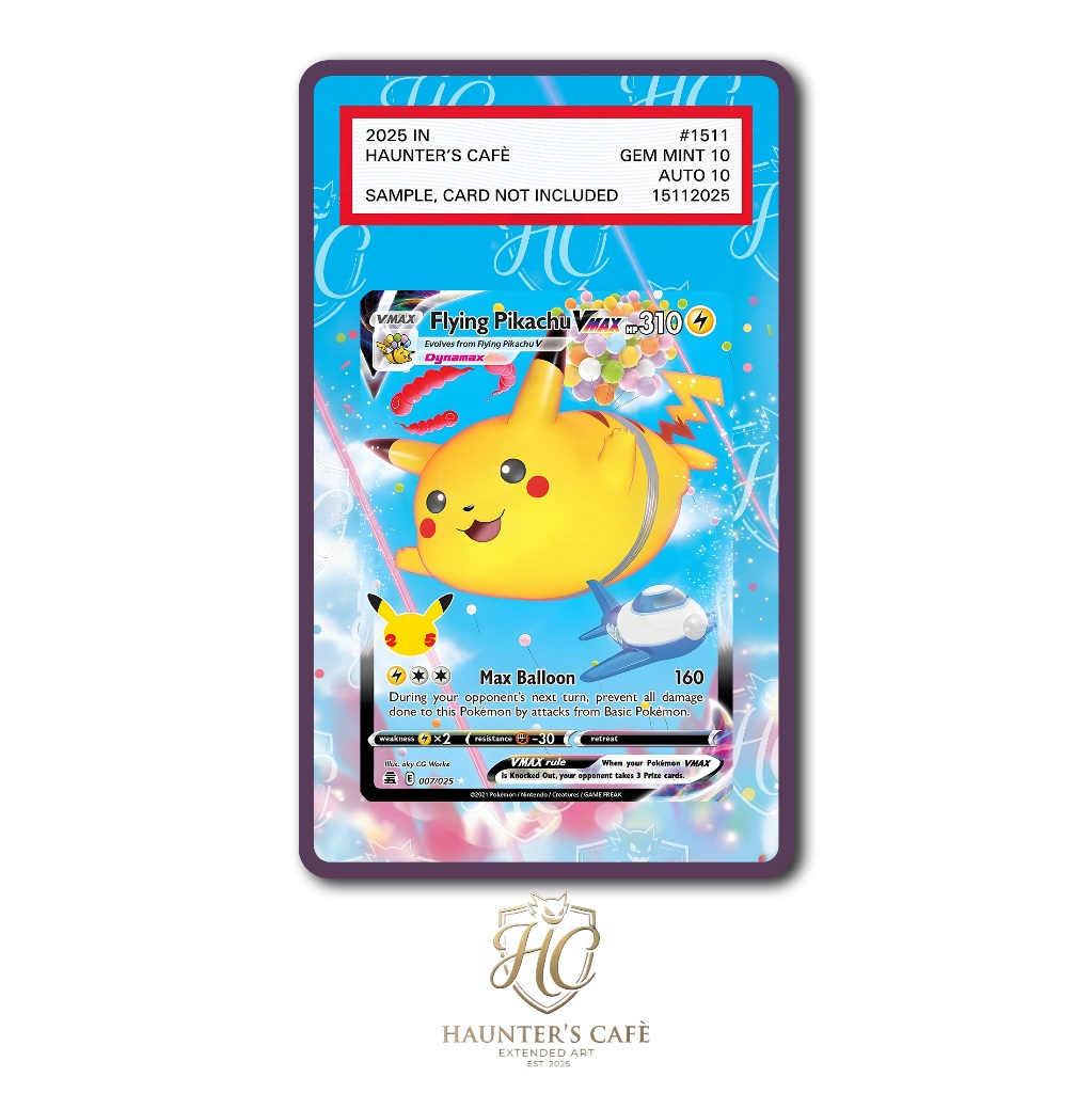 Flying Pikachu VMAX #7 Pokemon Celebrations (Custom Extended Art)