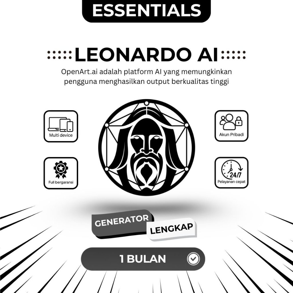 Leonardo AI bukan Heygen AI Premium Private - 1 Bulan 34000 Credit