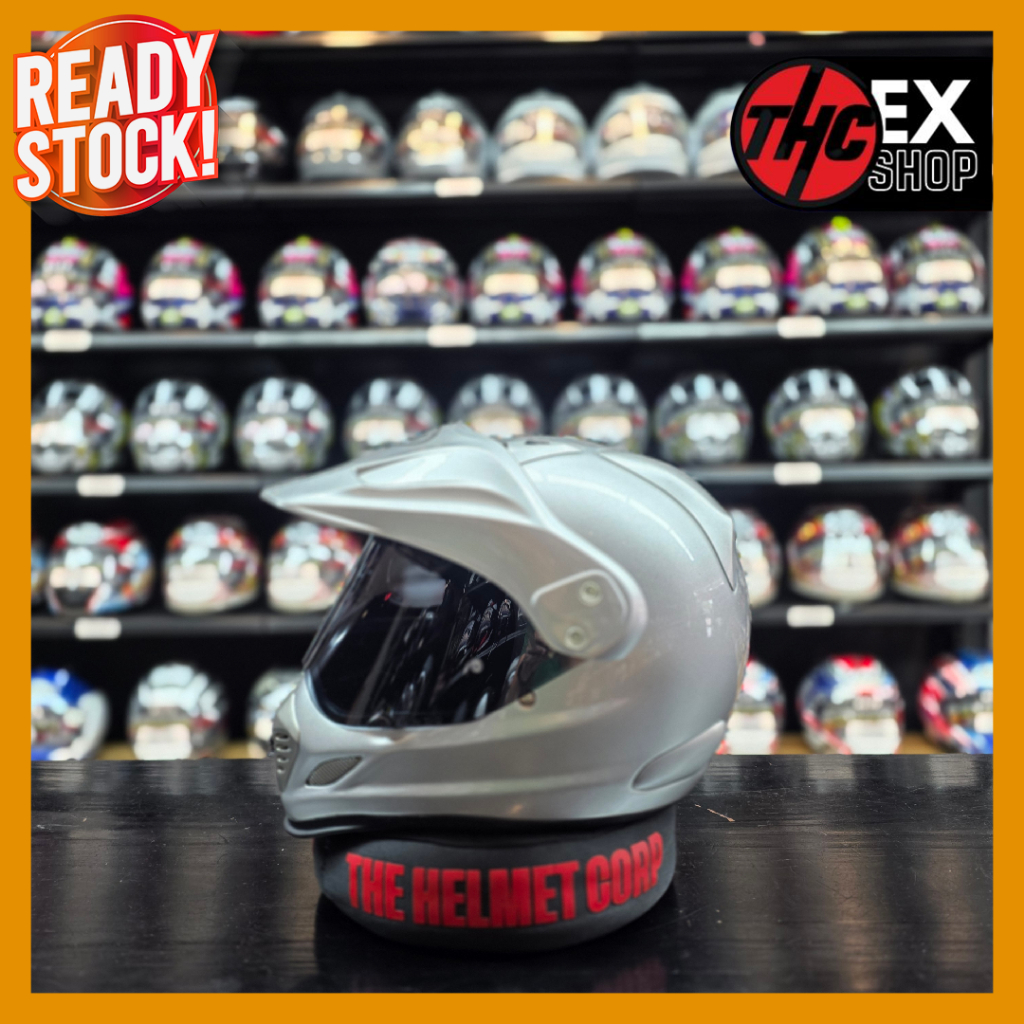HELM ARAI TOUR CROSS 2 SILVER SIZE M 2ND FULL FACE HELMET SECOND