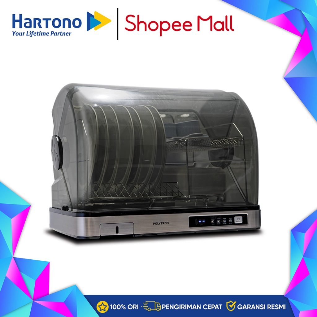 Polytron Kitchenmate Small Dish Dryer UV Sterilizer PDD 501UV 50L PDD501UV
