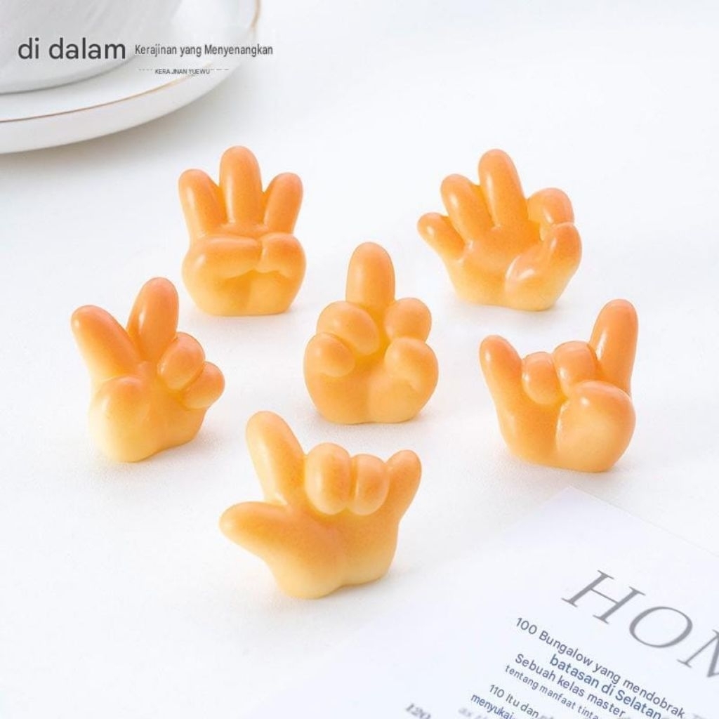 DELUNASHOP ganci gantungan kunci jari Tangan nunjuk souvenir