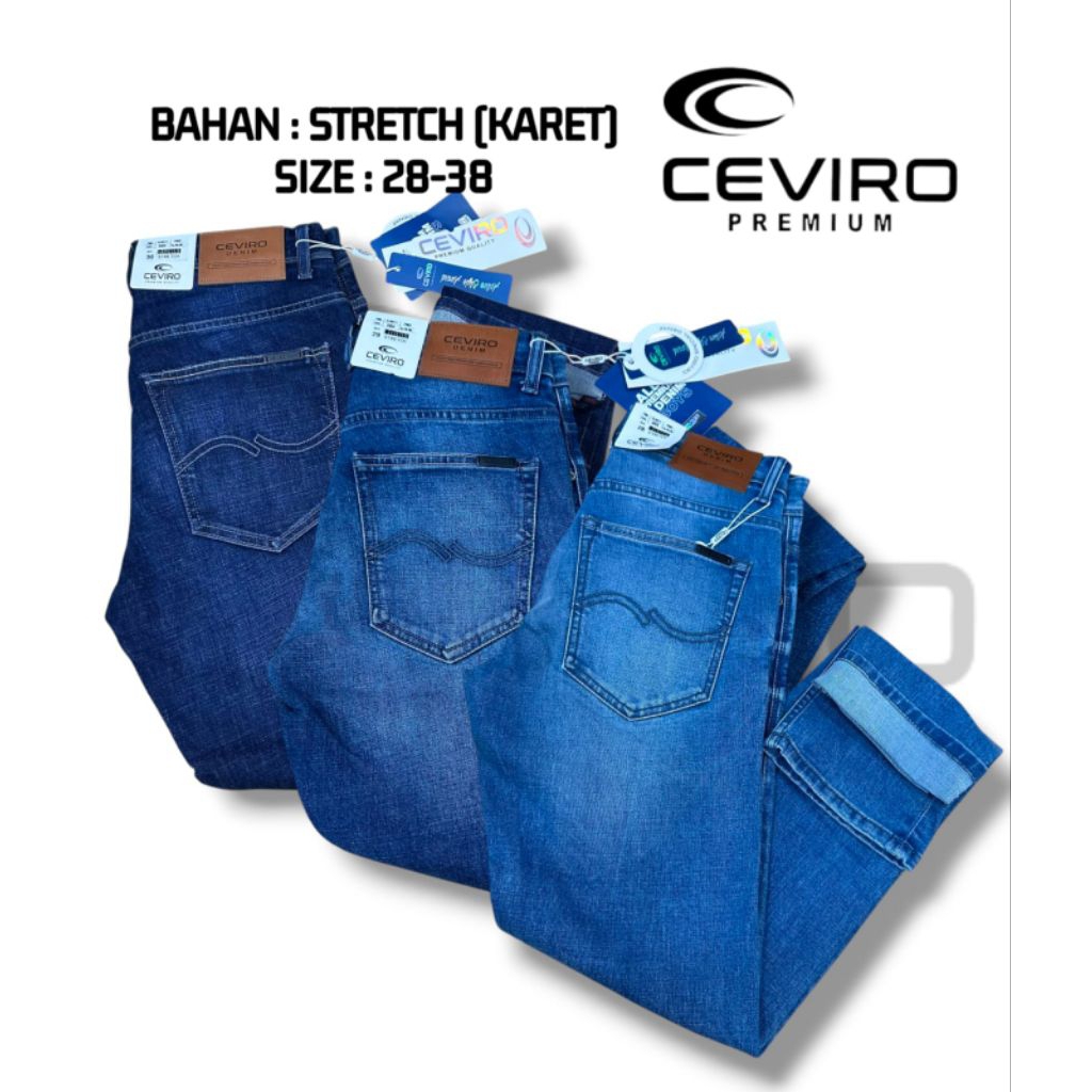 Celana Jeans Stretch CEVIRO CO ORIGINAL