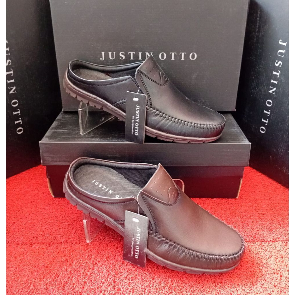 Sepatu sandal selop kulit JUSTIN OTTO CLAUDE 713 terbaru original