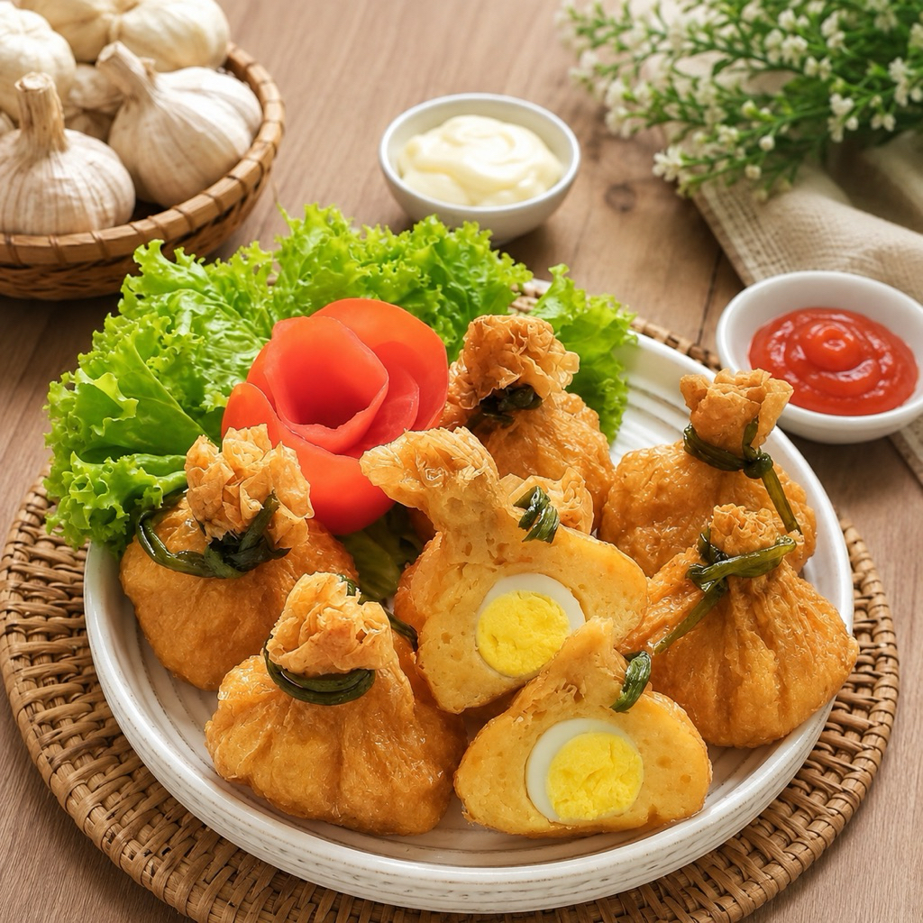 Ekado Frozen Isi 8 Pcs | Dimsum Ekado Ayam Udang Premium | Frozen Food Halal Siap Masak