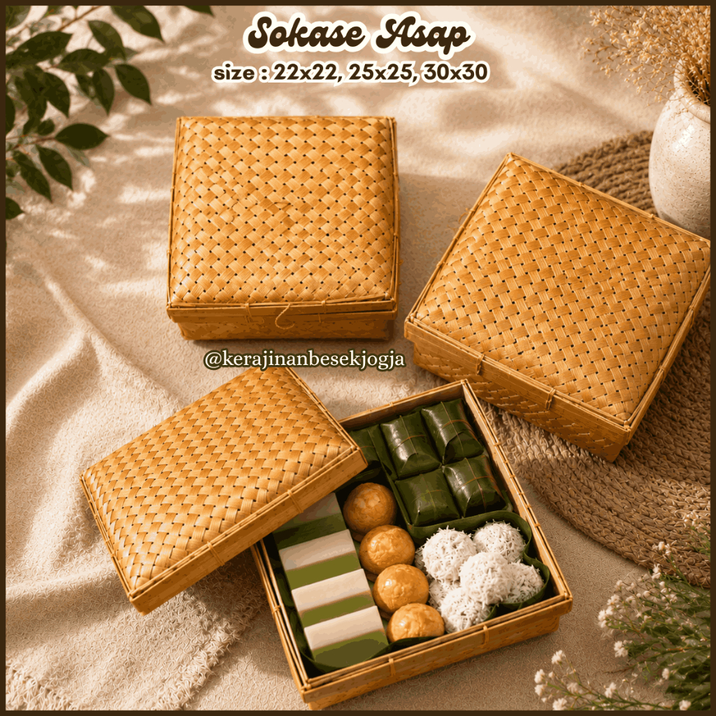 SOKASE KOTAK  | box hamper box hantaran hampers lebaran sokase asap sokase natural hampers jogja ses