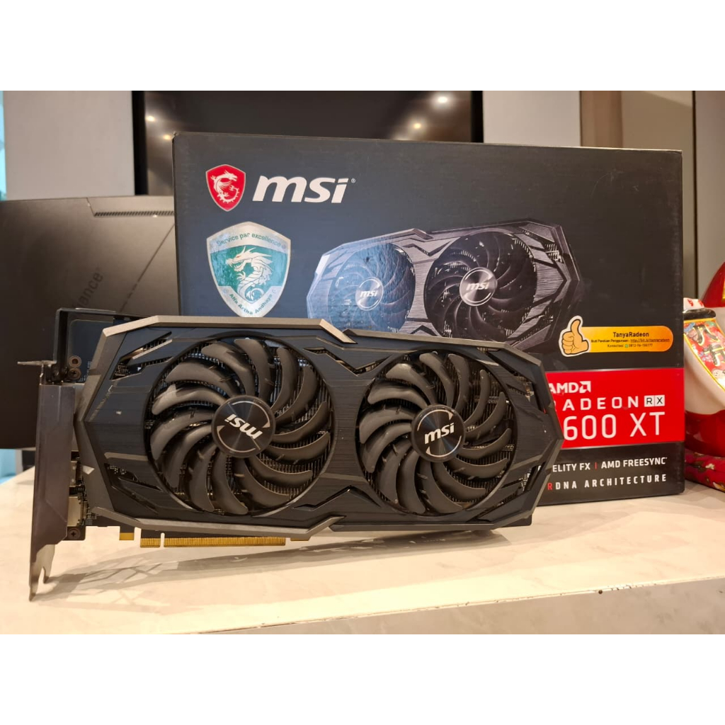 VGA MSI AMD Radeon RX 5600 XT / 5600XT GAMING MX 6GB GDDR6 | Second 2ND