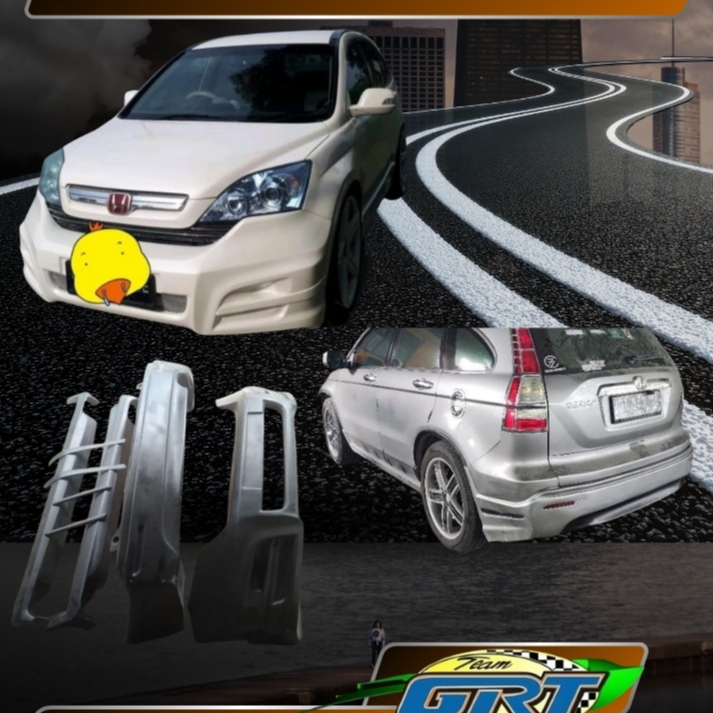 bodykit crv gen3 2007 2008 2009 2010 modulo adaptasi