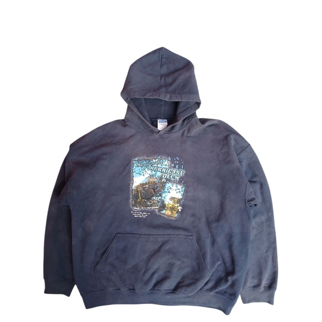 HOODIE VTG GILDAN  BUILD UP 90S