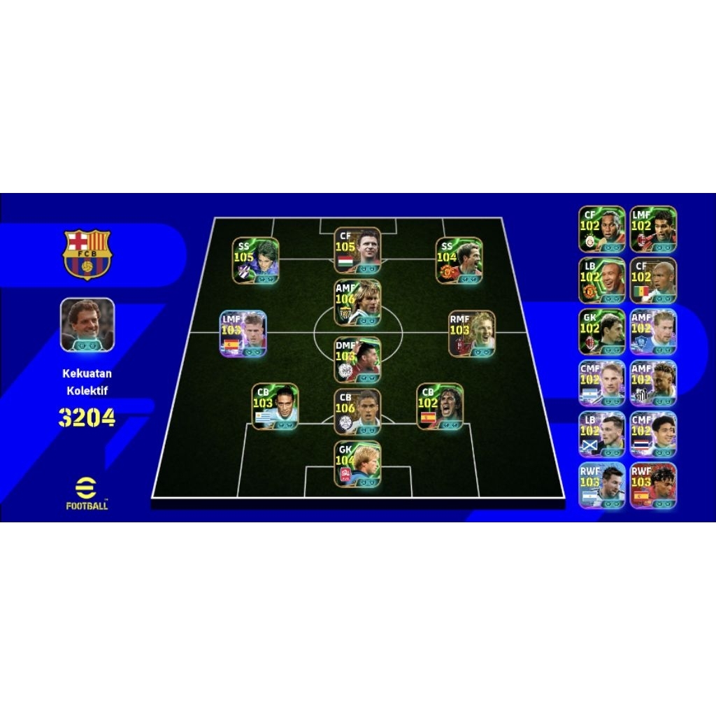 EFOOTBALL AKUN EPIC BIGTIME