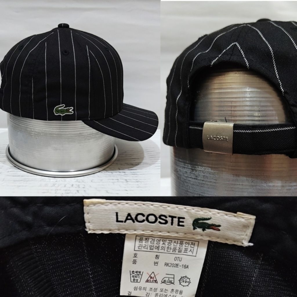 Topi Lacoste x Yuppong Ballcap visor pendek Authentic Ori 2nd