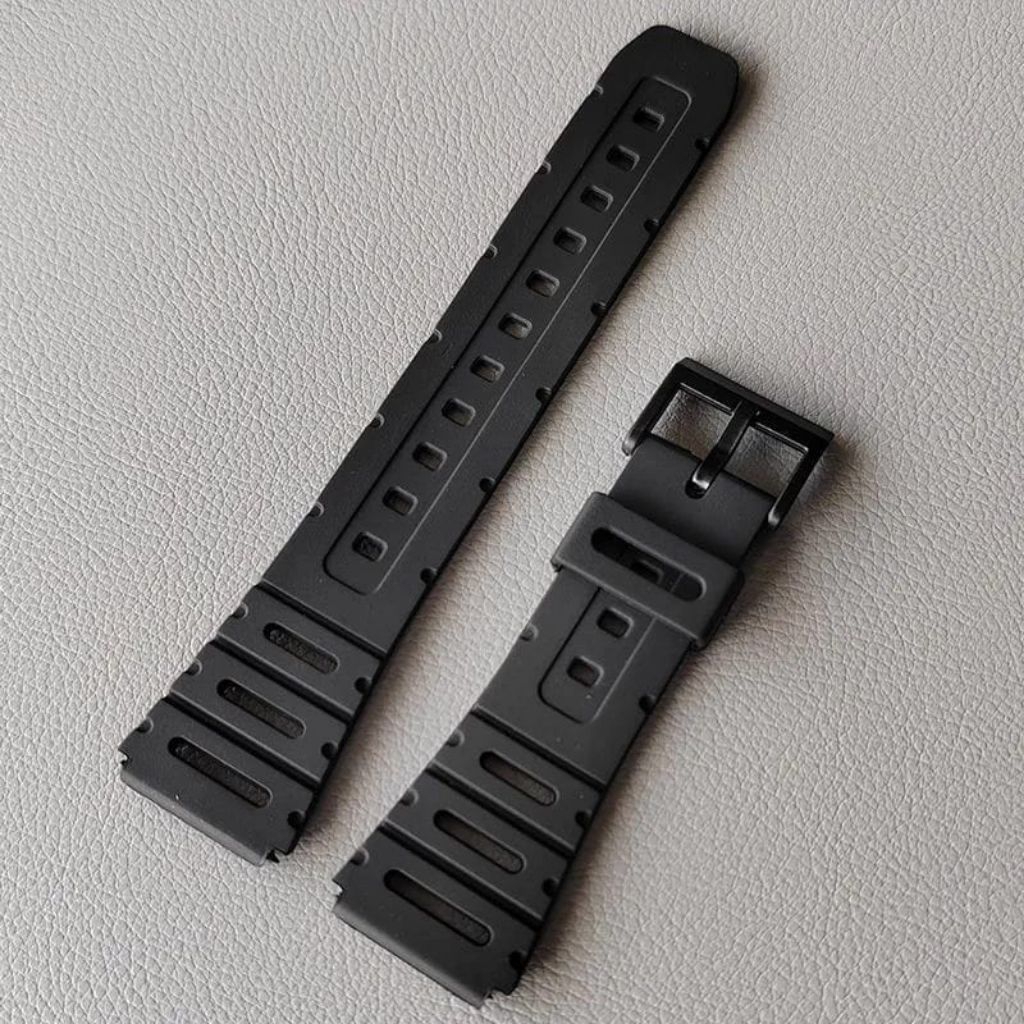 TALI JAM TANGAN CASIO CA 53 CA53 CA-53W-1Z DATA BANK KALKULATOR HITAM