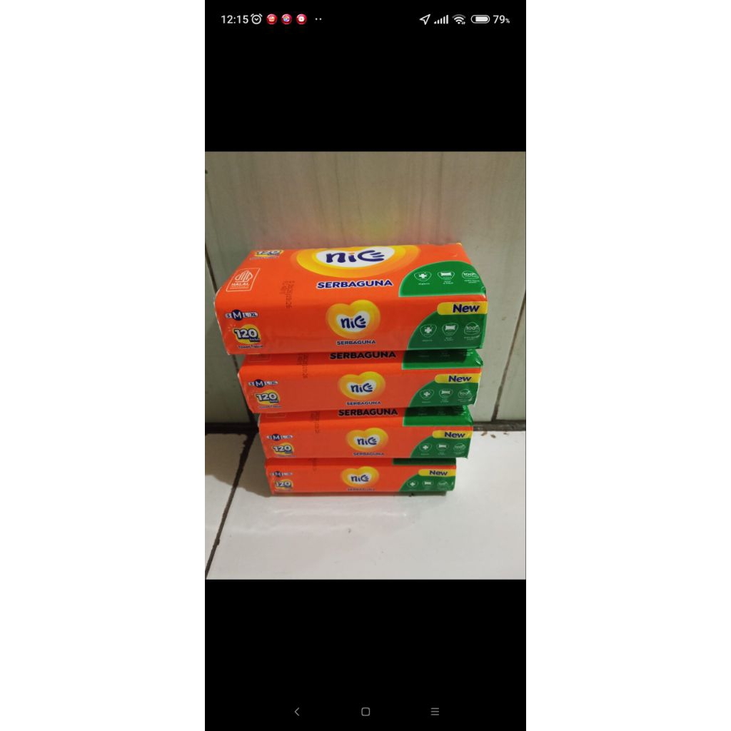tissue nice 120 helai tisu paket isi 4pcs