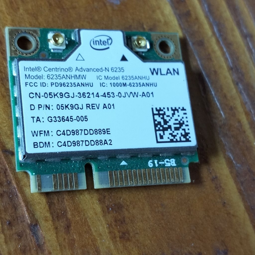 Wifi card copotan Dell Latitude E6440 i5 gen 4