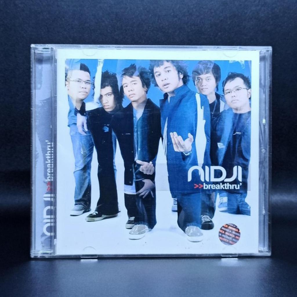 CD NIDJI -  BREAKTHRU & TOP UP ( CD ORIGINAL )