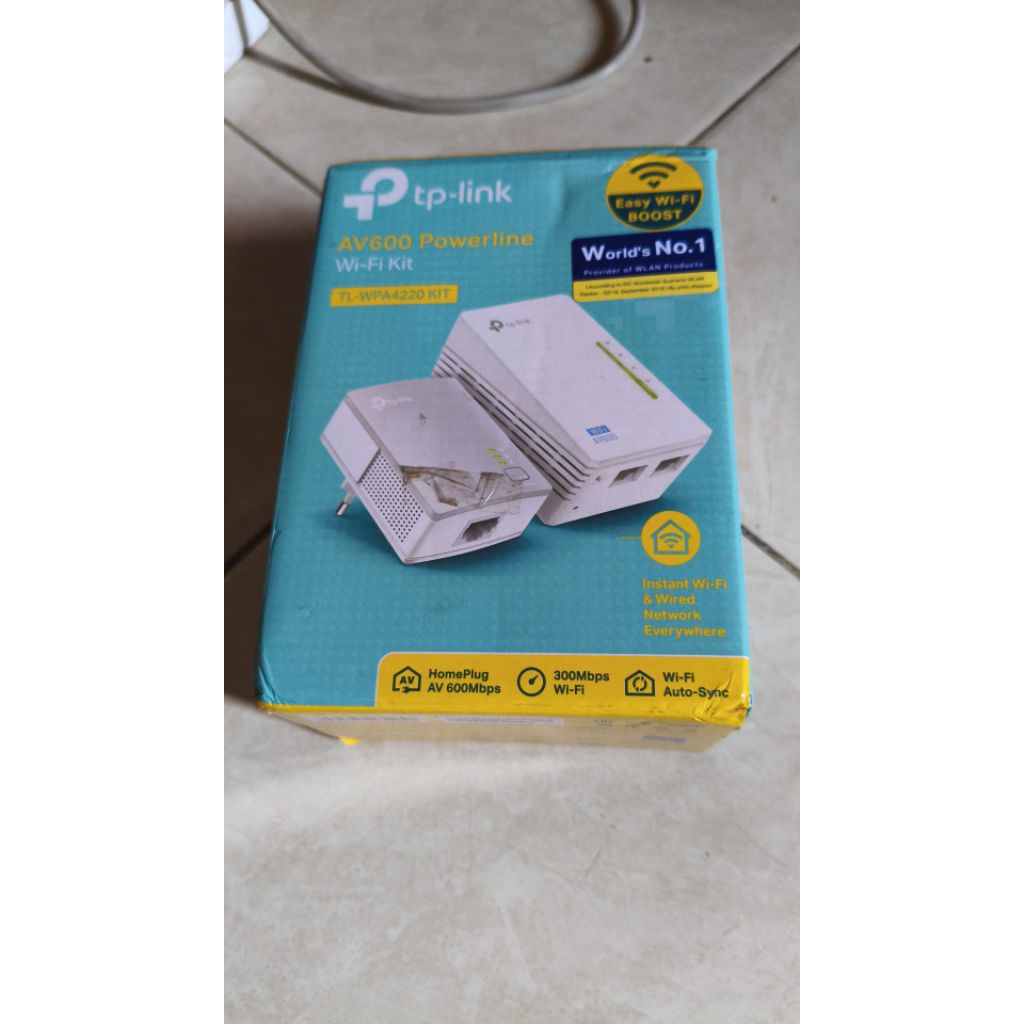 TP-LINK TL-WPA4220 KIT AV600 POWERLINE WIFI KIT