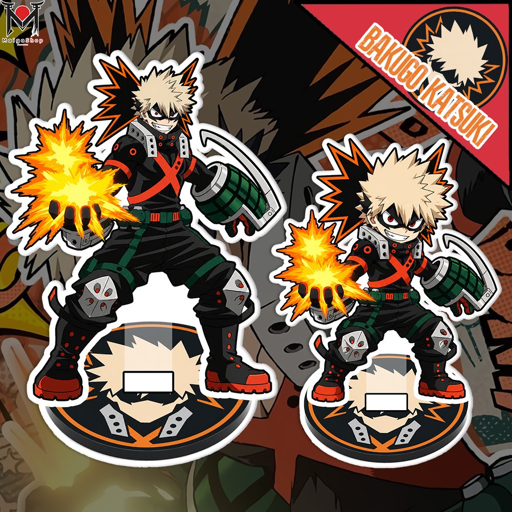 Standee Akrilik Boku no Hero Academia - Bakugo Katsuki - Standee Anime - MaigoShop