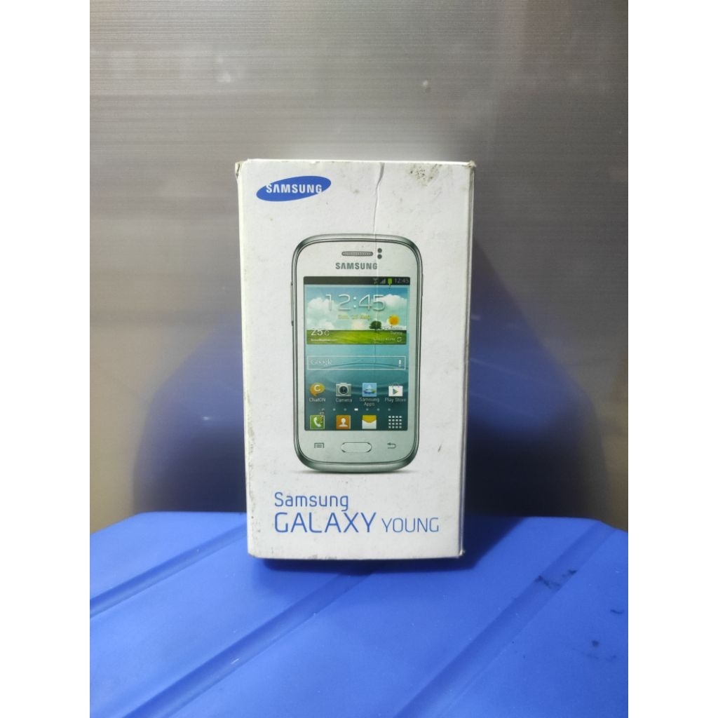 Kotak Dus Kemasan HP Samsung Galaxy Young s6310 Dus Kosong Buat Pajangan Konter atau Sesi Live