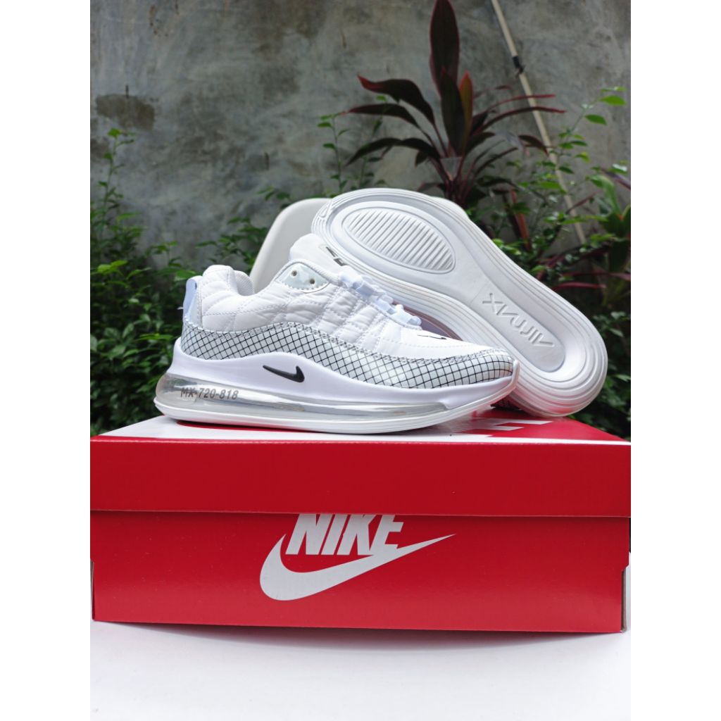 Sepatu Pria Wanita AM 720-818 White Grid