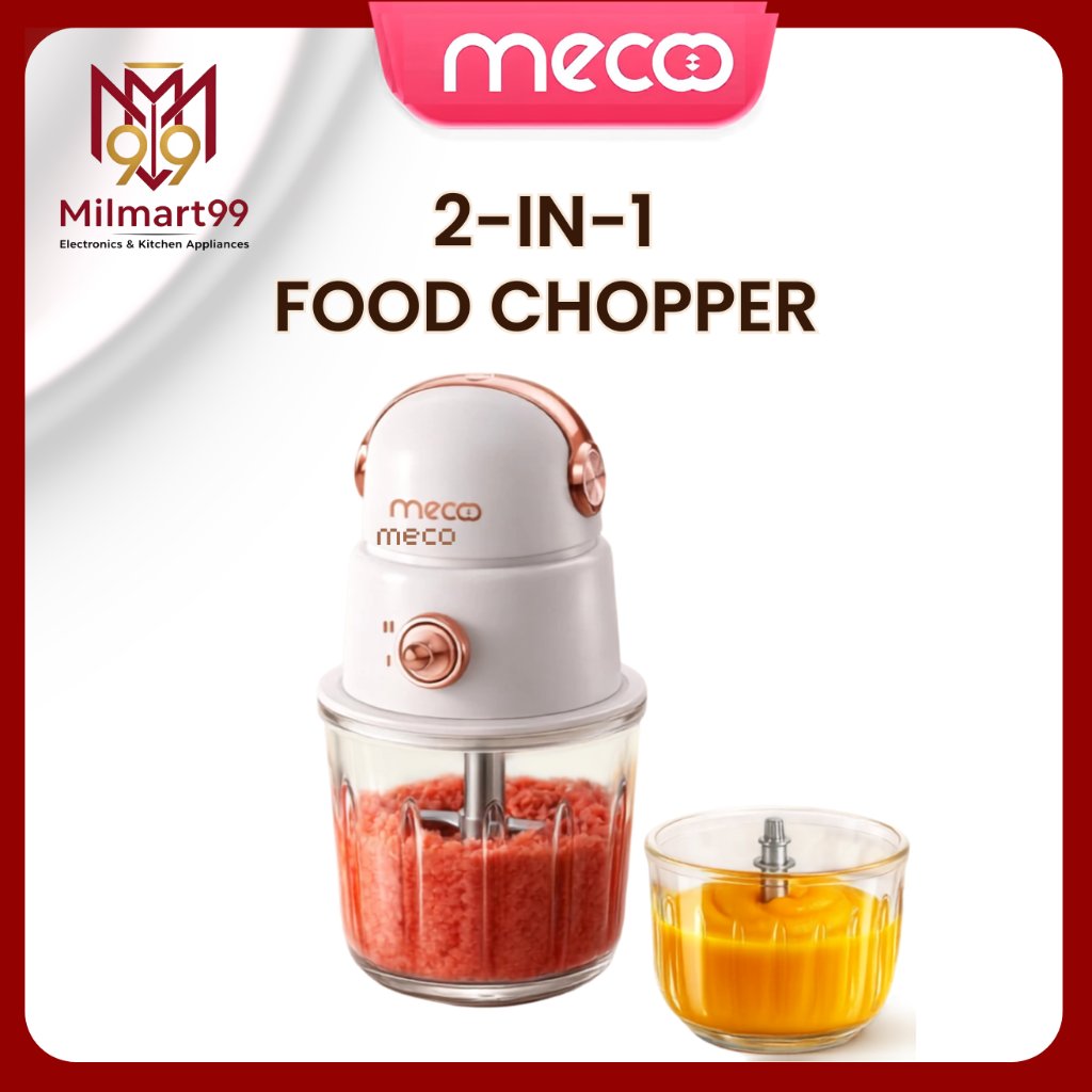 mecoo Chopper NEW 2-in-1 Pengolah Makanan
