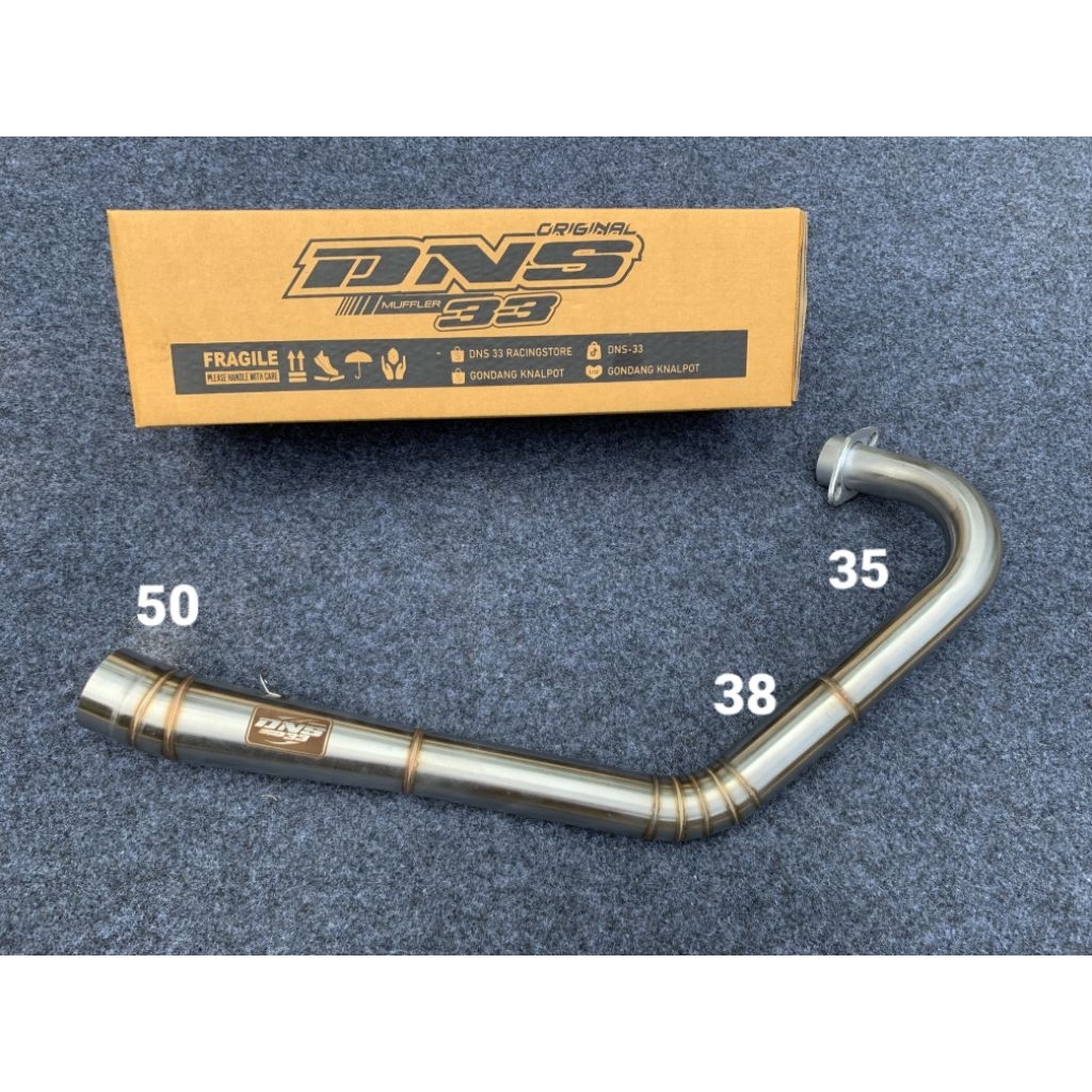 ( COD ) Leher Leheran Knalpot Type PROSTREET Satria Fu Underbone 200cc - Original DNS 33