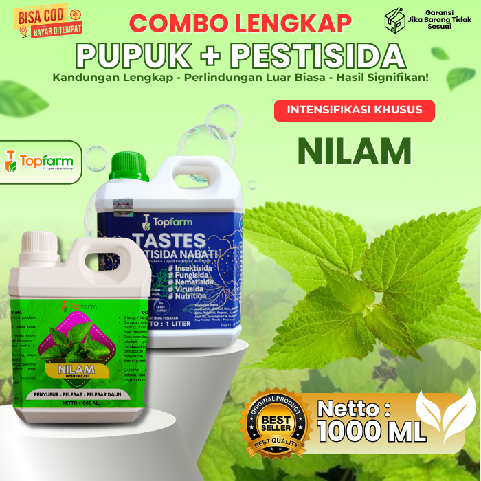 Pupuk Nilam / Pupuk Nilam Penambah Minyak / Pupuk Penyubur Daun Nilam / Obat Kaki Gajah Nilam / Obat