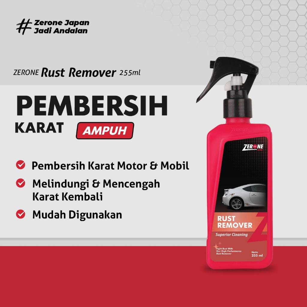 Zerone Japan Rust Remover Pembersih Karat Mobil Motor Mesin 255 ml Penghilang Karat Logam Ampuh