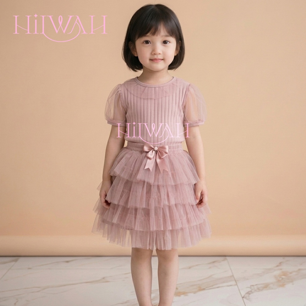 Setelan Rok Tutu Anak Perempuan Premium ALEXA