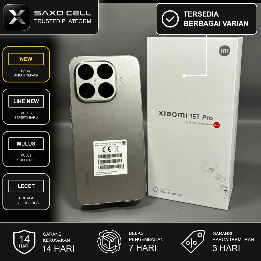 Xiaomi 15T Pro 12/512 GB - 12/1TB NEW & SECOND