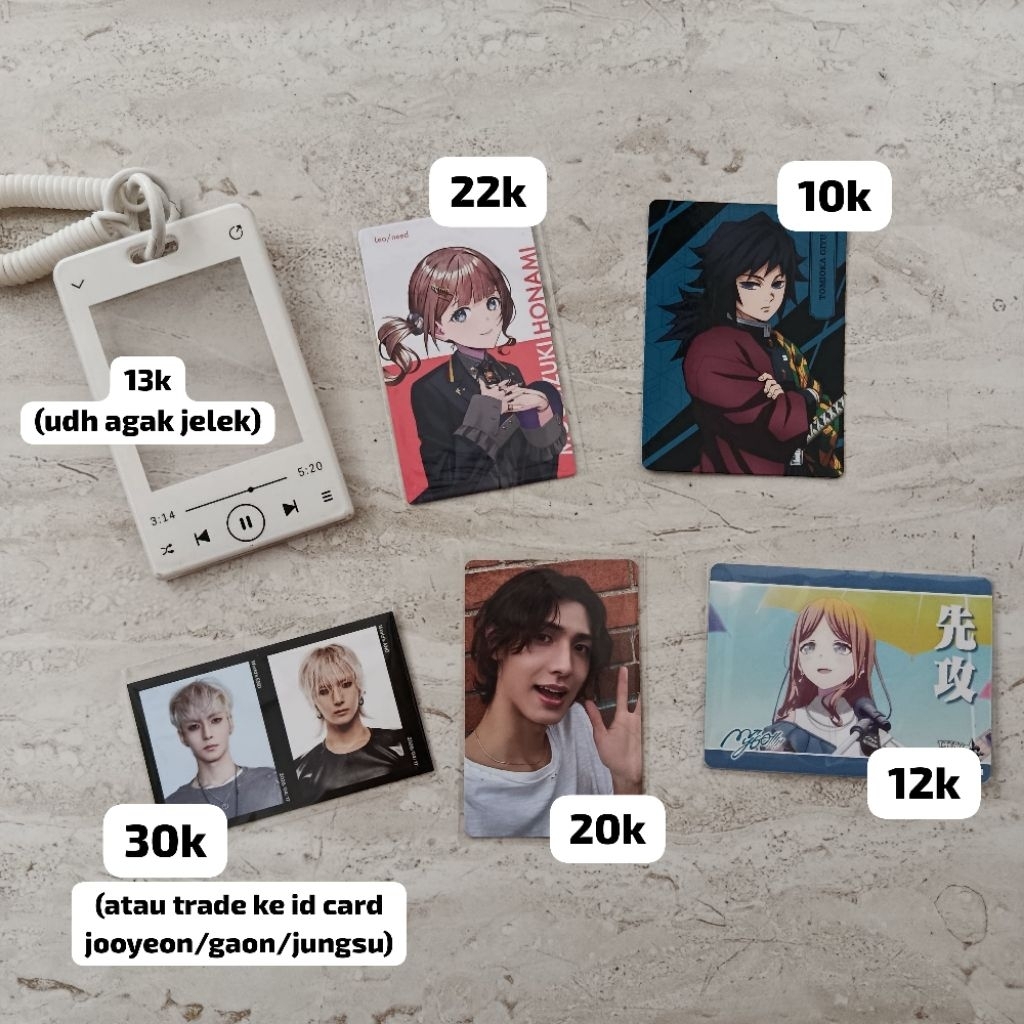[Read Desc] WTS VARIOUS MERCH ORI JP & KR (PROJECT SEKAI, DEMON SLAYER, BANG DREAM, ALIEN STAGE, WIN