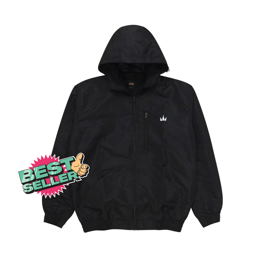 Screamous WindBreaker Jacket HAMESH BLACK