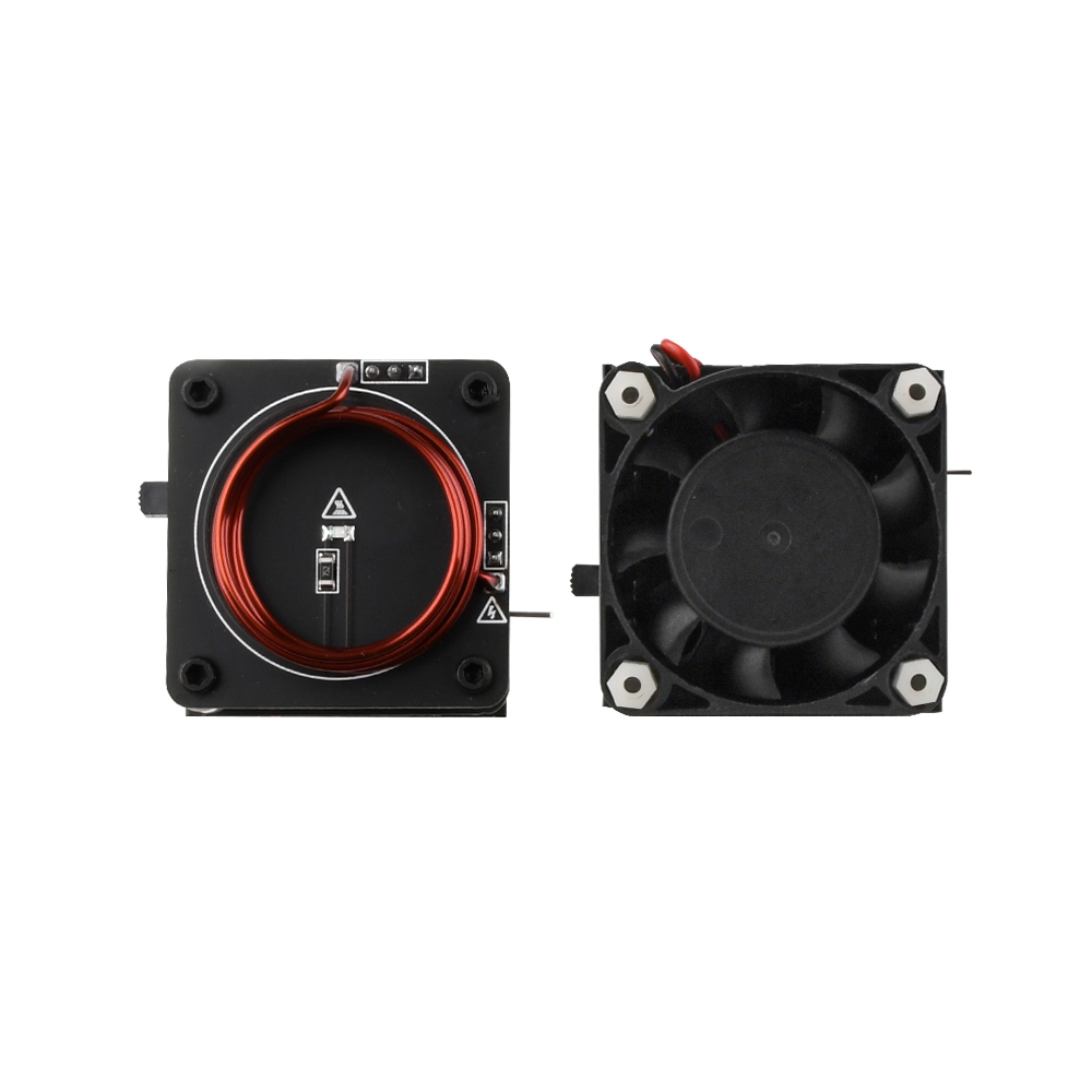 Terbaru DC36-48V Tesla Hfsstc Coil Electronic Candle HF Plasma Flame DIY Teaching Model Kit