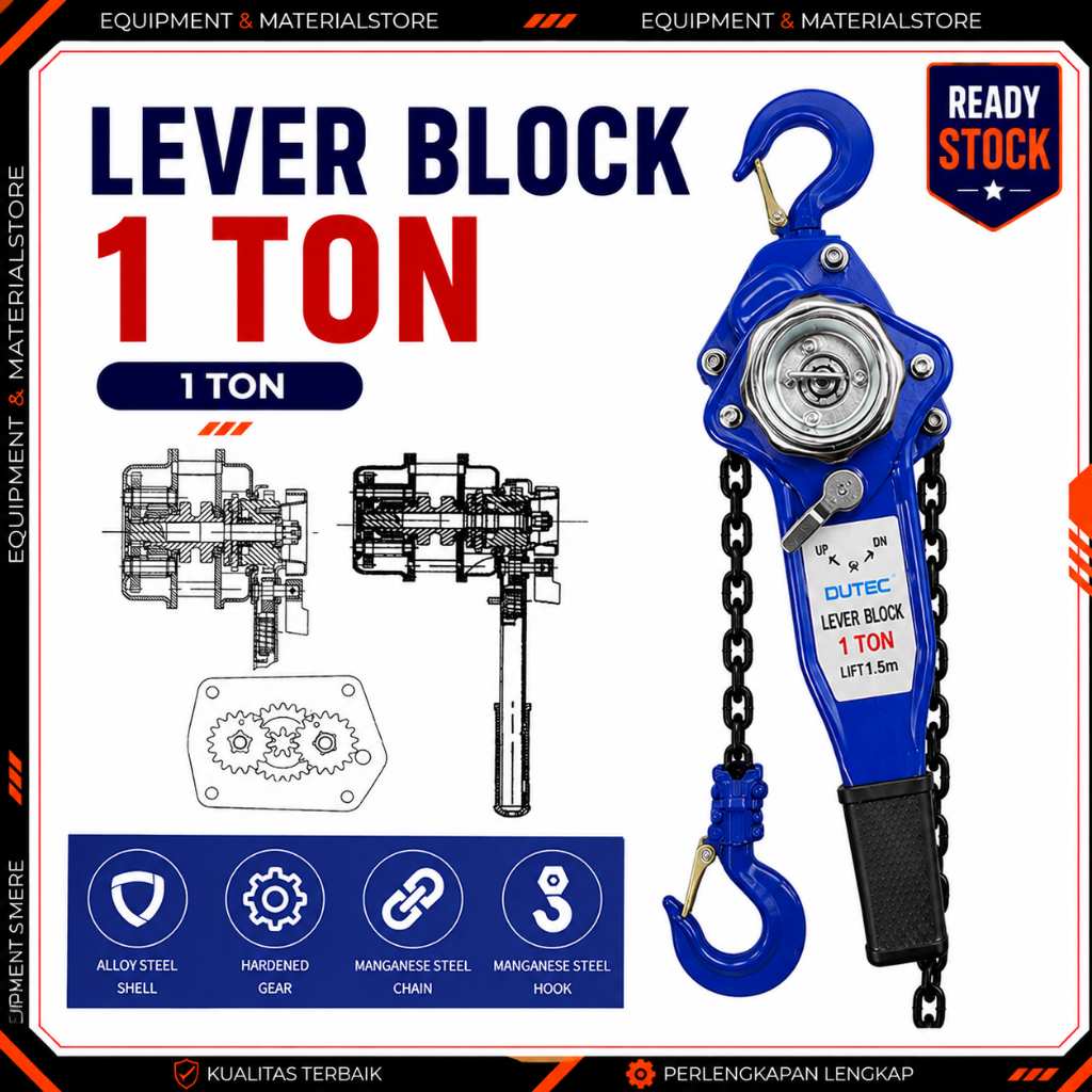 DUTEC Lever Block / Lever Hoist 1 TON