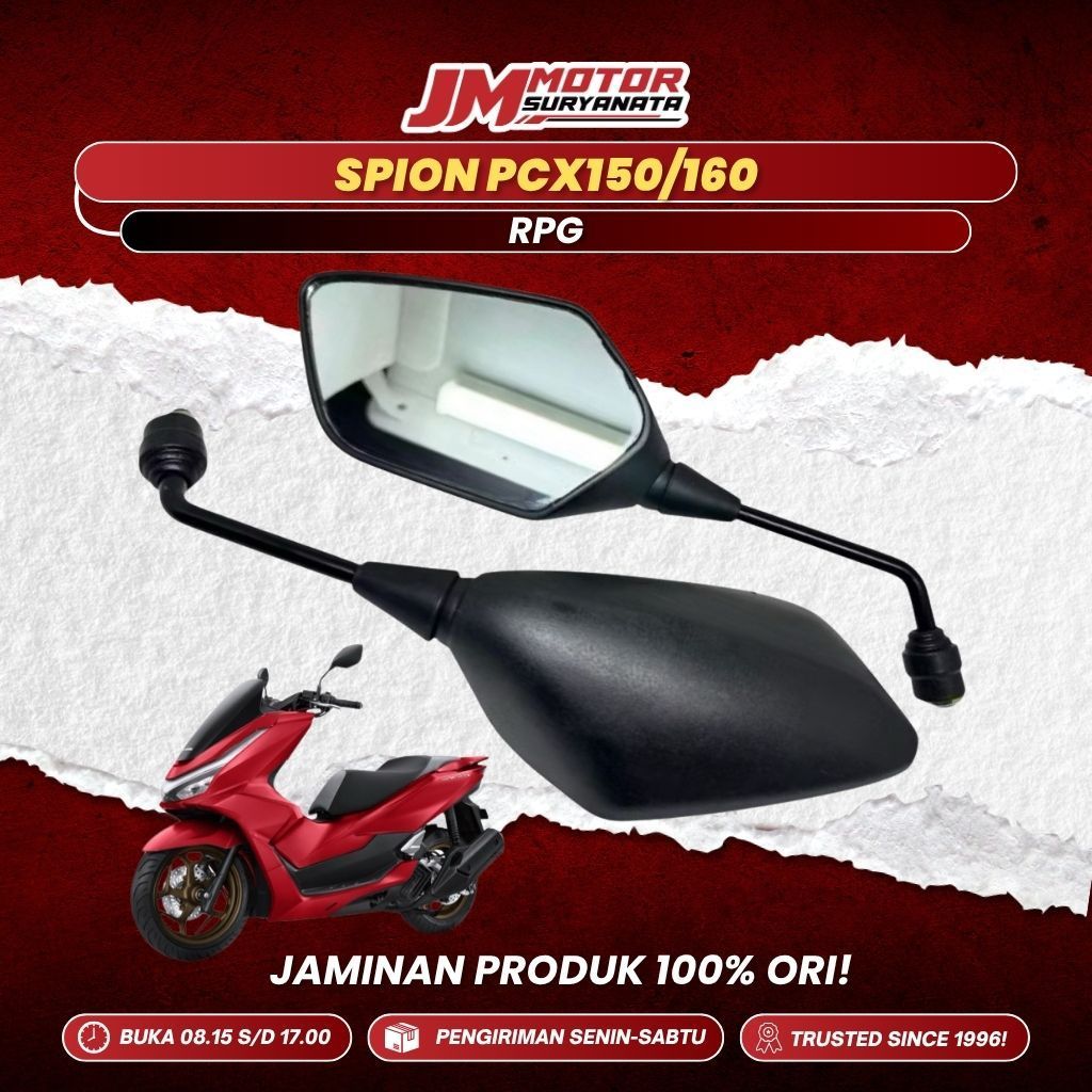 Spion Motor PCX150/160 RPG Warna Hitam