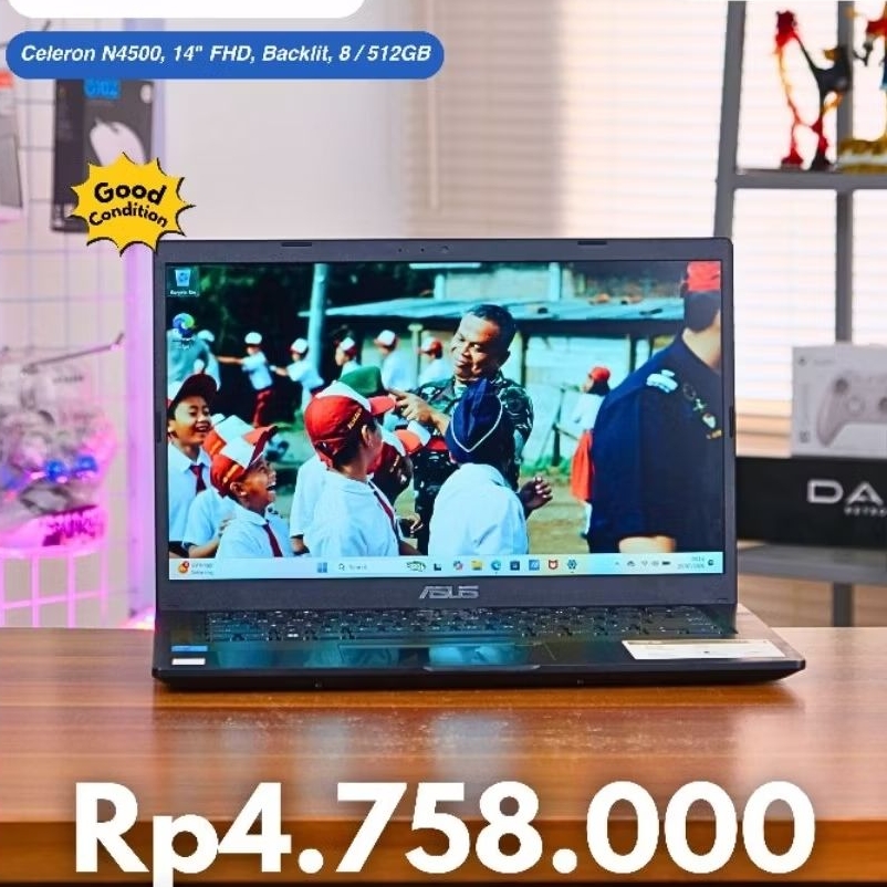 Asus Vivobook X415KA Celeron N4500 8/512GB 14" FHD