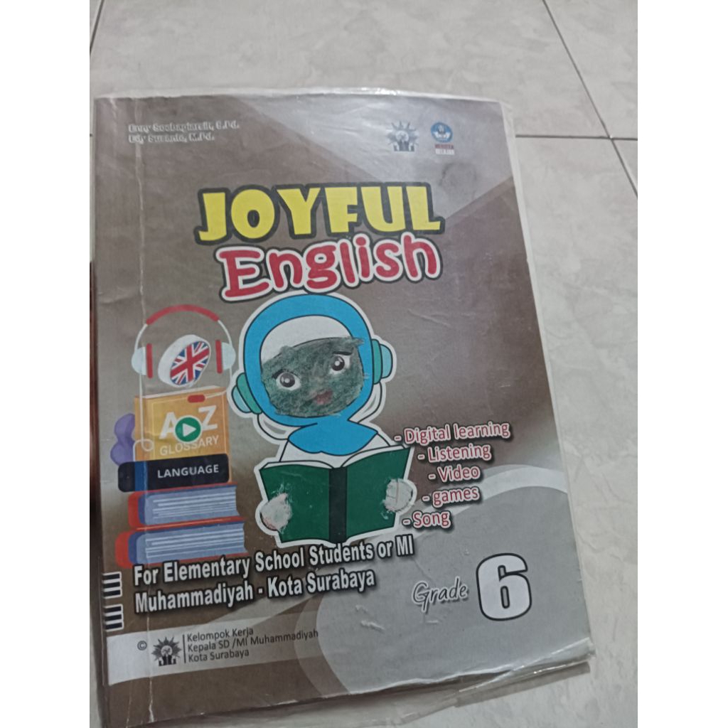(PRELOVED) (ORIGINAL) Buku Joyful english kelas 6 SD / MI