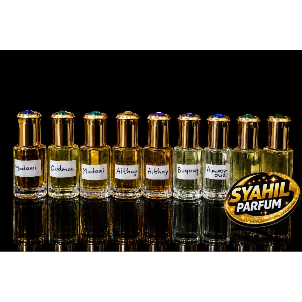 PARFUME OUD SERIES BESST SELLER  TIMUR TENGAH MADINAH TAHAN LAMA 6ml