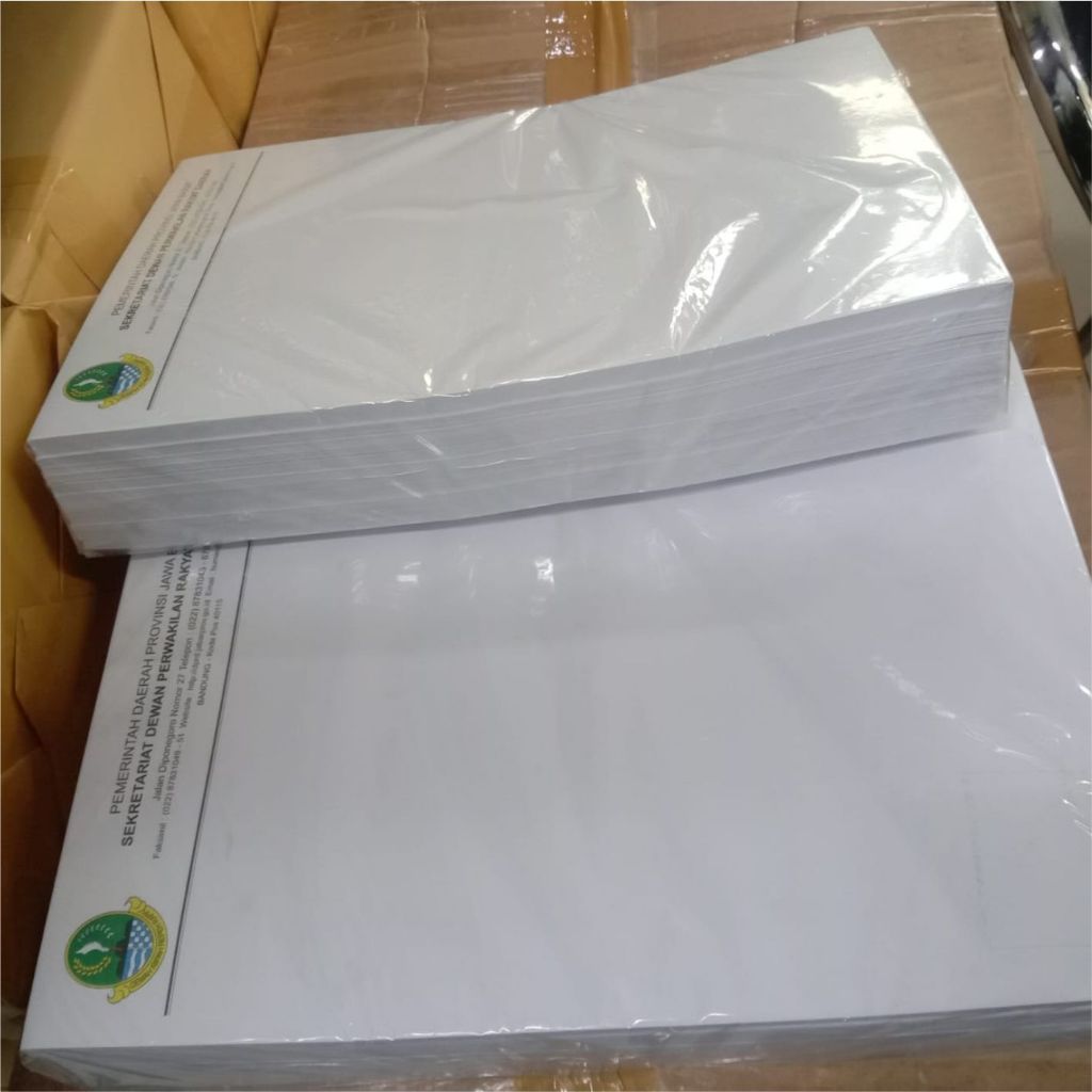 Cetak Amplop dan Kop Surat Ukuran Kertas F4 A4 Design Custom