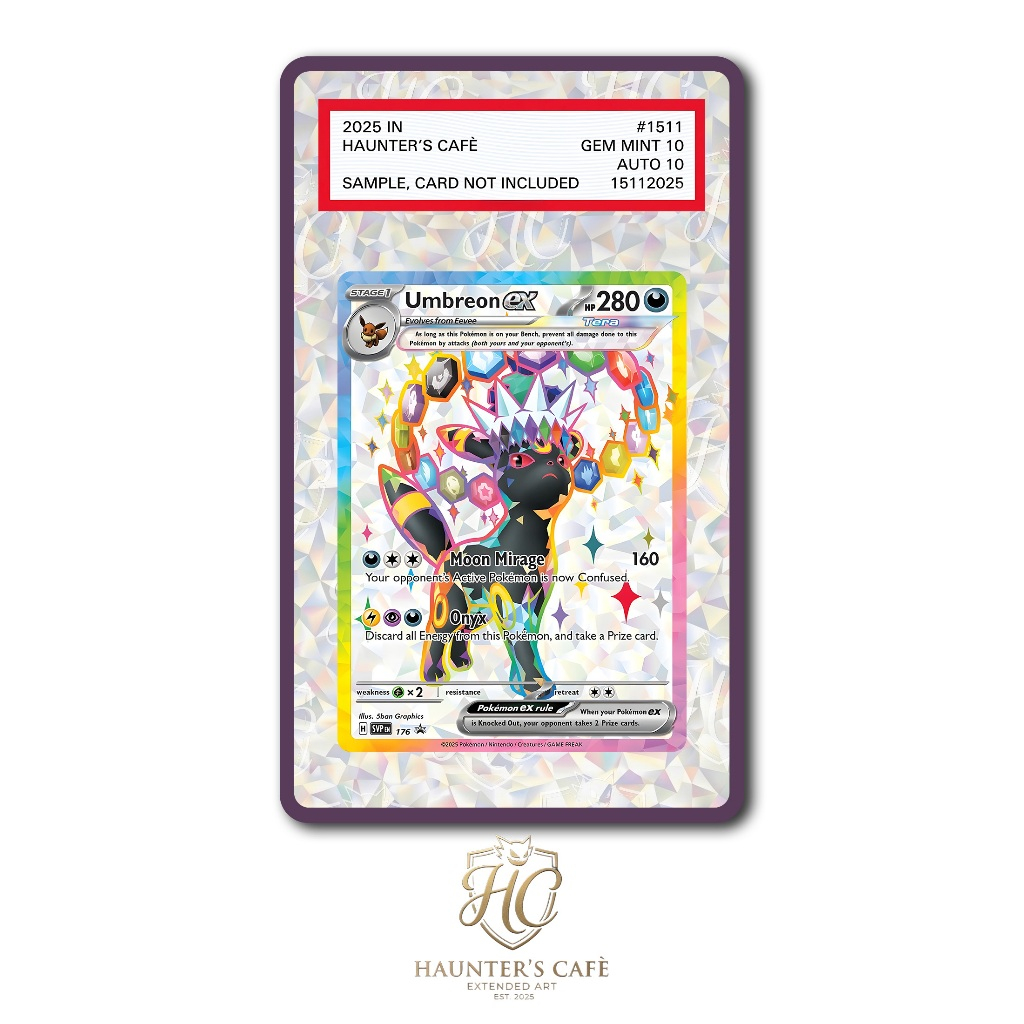 Umbreon Ex #176 Pokemon Promo (Custom Extended Art)