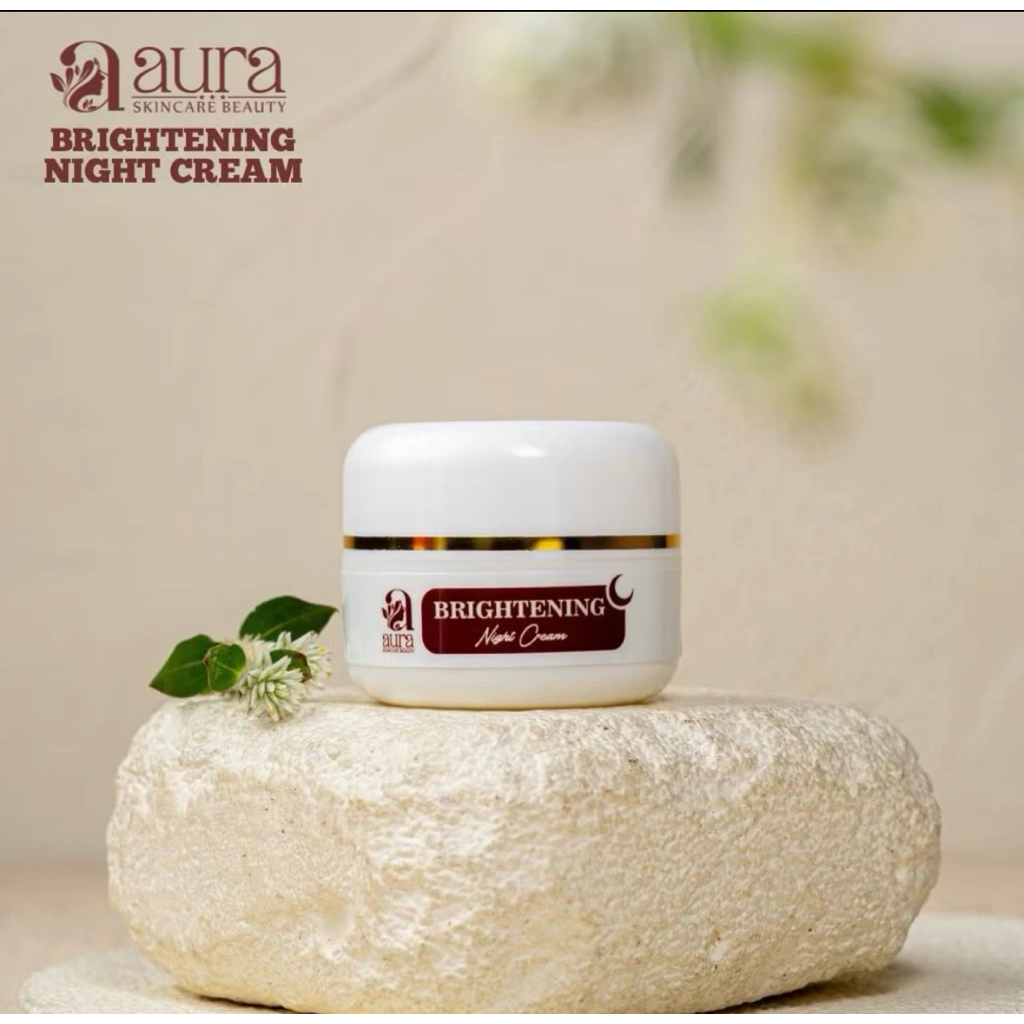 NIGHT CREAM KHUSUS AURA SKINCARE BRIGHTENING/ WHITENING PLUS