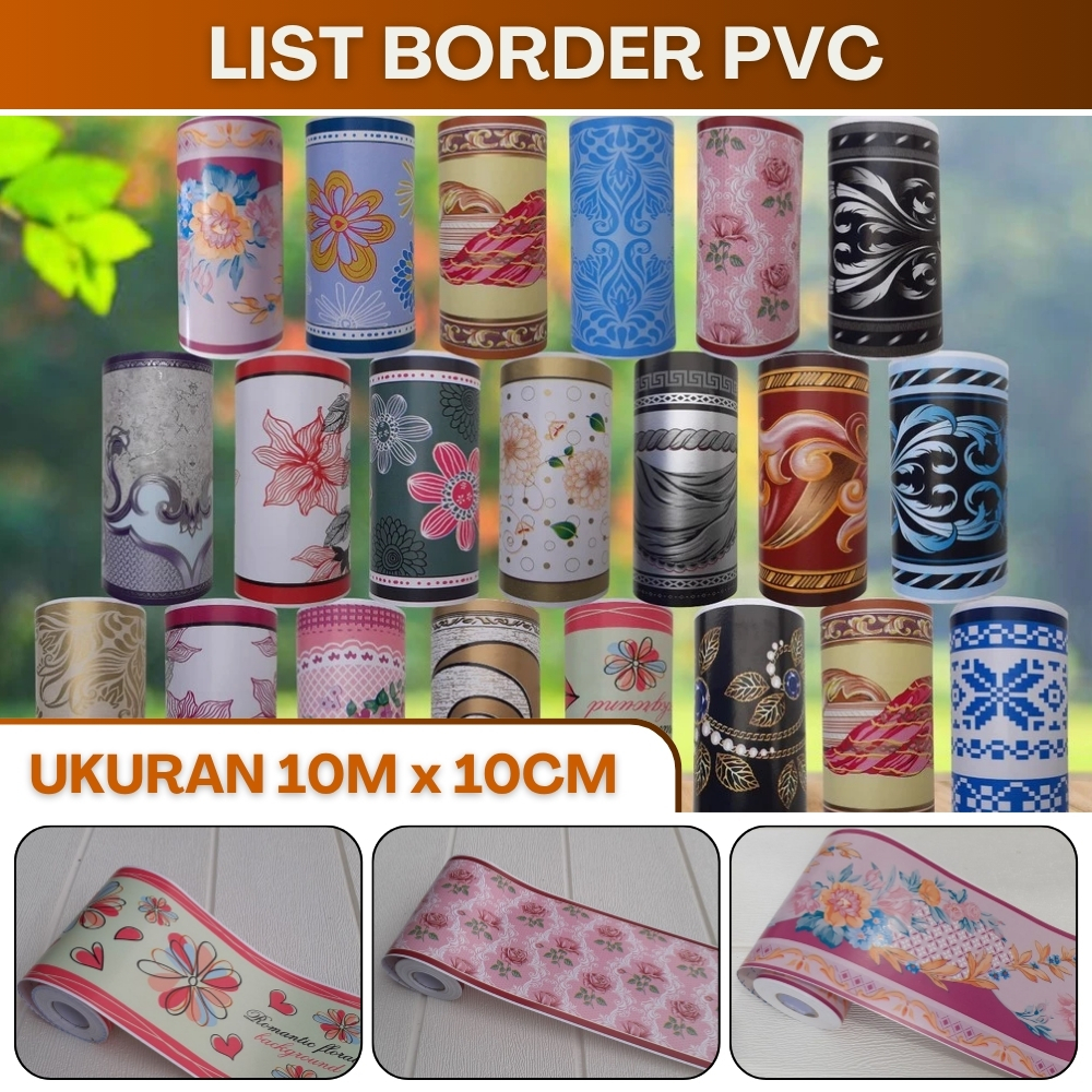 List Border Wall Border Lis Border Dinding Wallpaper Sticker Pembatas Dinding Border List Tembok