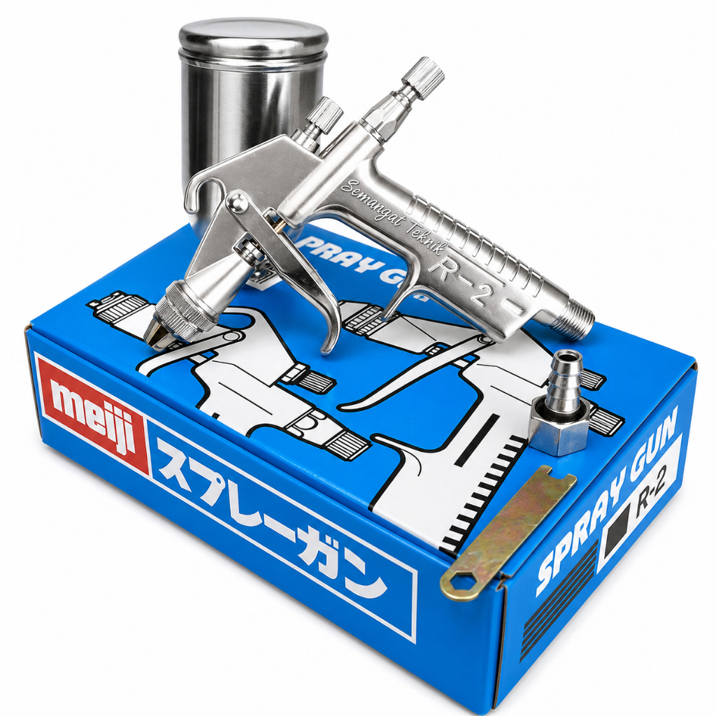 MEIJI R 2 SPRAY GUN SEMPROTAN ANGIN MEIJI TABUNG ATAS R2 TAIWAN