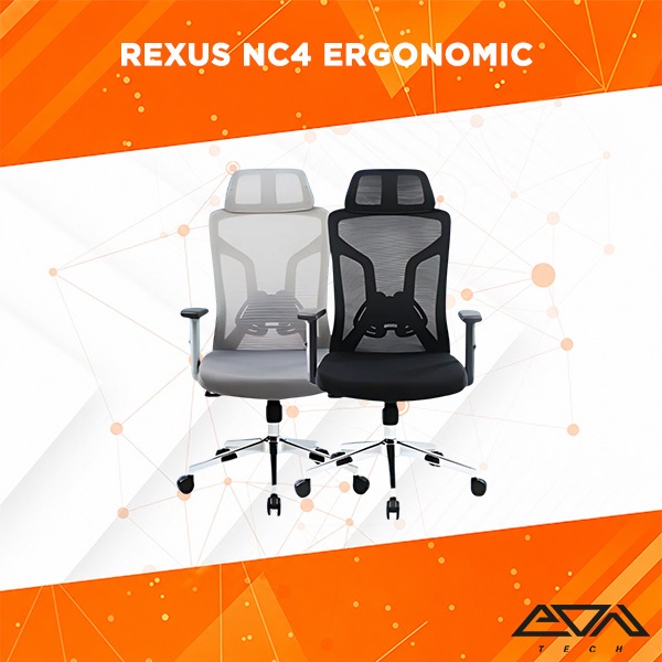 Rexus NC4 Ergonomic Office Chair , NC-4 Kursi Kantor