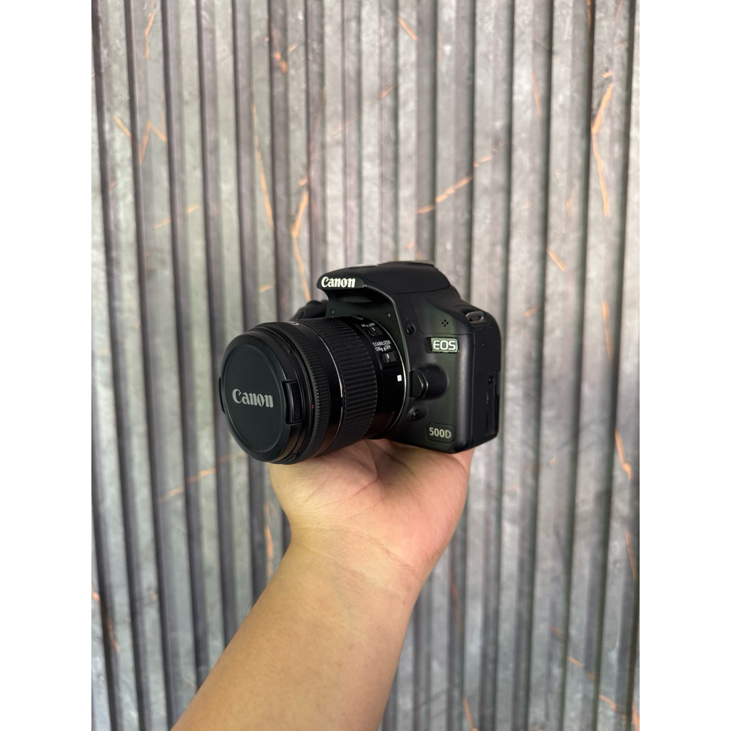 [KAMERA DSLR] CANON EOS 500D BLACK MULUS SECOND BERGARANSI ORIGINAL