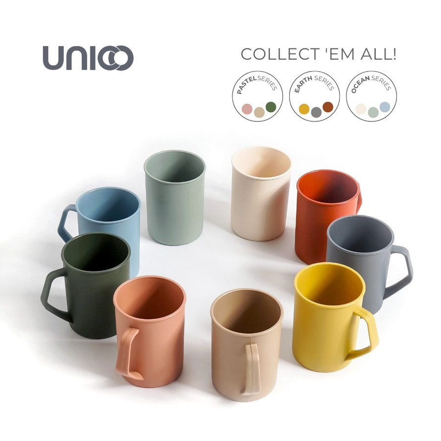 Oslo Mug Gelas Kopi Teh Tahan Panas Dingin Pegangan Warna Pastel - Oslo Mug SATUAN