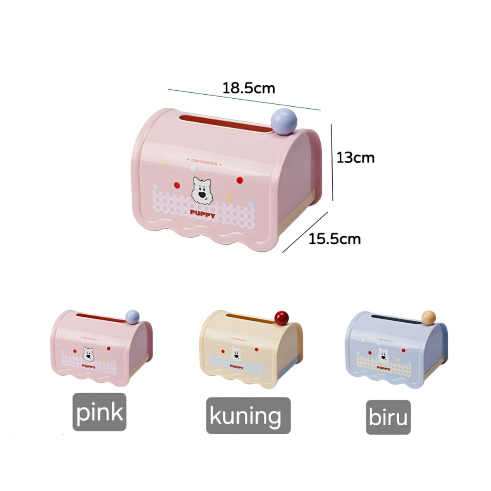 TEMPAT TISSUE VINTAGE - TISSUE HOLDER ESTETIK - TEMPAT TISU LUCU - TEMPAT TISU KARAKTER - KOTAK TISSUE 7084